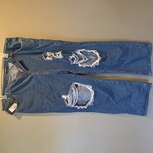 PrettyLittleThing Plus Blue Denim